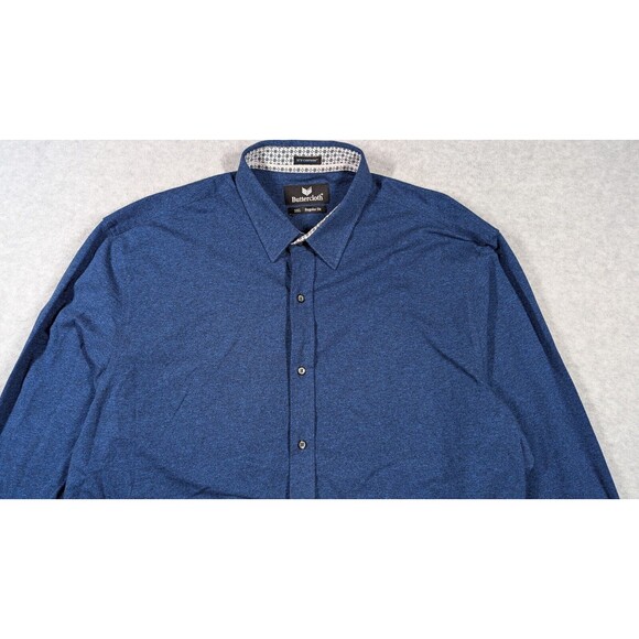 Buttercloth Men Shirt 3XL Icy Cloth Flip Cuff Regular Fit Button Up Long Sleeve - Picture 3 of 12